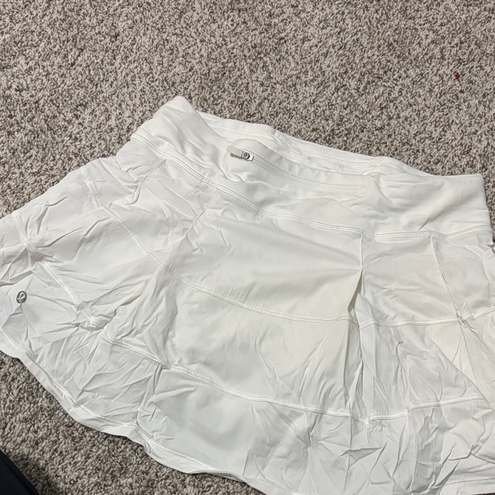 White Lulu Tennis Skirt